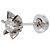 Autre Marque Platin-Stecker mit Diamant