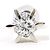 Autre Marque Platin-Stecker mit Diamant - Ansicht 2