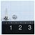 Autre Marque Platin-Stecker mit Diamant - Ansicht 3