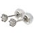 Autre Marque Gebrauchte PT900 Platin-Stecker mit Diamant