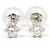 Autre Marque Gebrauchte PT900 Platin-Stecker mit Diamant - Ansicht 2