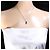 Autre Marque Colar em ouro branco 14K com diamante Dourado - vista 5