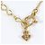 Autre Marque Collana in oro giallo 10K con diamante brown Marrone D'oro - vista 4