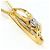 Autre Marque Collana in oro giallo 18K e platino con diamante D'oro - vista 2
