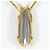 Autre Marque Collana in oro giallo 18K e platino con diamante D'oro - vista 3