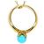 Autre Marque Collana in oro giallo 18K con turchese D'oro