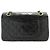 Chanel Classic Flap Lambskin Medium Nero - vista 2