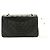 Chanel Classic Flap Lambskin Medium Nero - vista 3