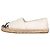 Chanel White Textile Espadrilles - Size 39 Pre-owned