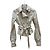 Ermanno Scervino Chic Ivory taillierte Jacke Sz.44 It gebraucht