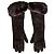Loro Piana braune Wildlederhandschuhe Sz.S gebraucht