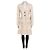 Abrigo ajustado Just Cavalli beige con estampado floral Sz.42/M de segunda mano
