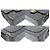Chanel Vintage Square Classic Flap Quilted Lambskin Small Nero - vista 6