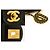 Chanel Vintage Square Classic Flap Quilted Lambskin Small Nero - vista 7