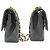 Chanel Classic Flap Lambskin Medium Nero - vista 5