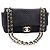 Chanel Classic Single Flap Chevron Lambskin Medium Nero