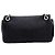 Chanel Classic Single Flap Chevron Lambskin Medium Nero - vista 2