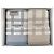 Autre Marque Set de 2 serviettes pour les mains Renoma Paris Blanc Bleu Marron clair - vue 2