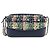 Chanel Gabrielle Tweed Small Blu navy - vista 2