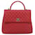 Coco Handle Chanel Coco Top Handle Caviar Large Rosso