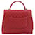 Coco Handle Chanel Coco Top Handle Caviar Large Rosso - vista 2