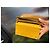 Cartera Prada Saffiano de piel amarilla Amarillo - vista 8