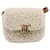 Céline Celine Triomphe Shoulder Shearling Mini Beige