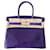 Hermès Birkin 30 Handtasche aus violettem Krokodilleder Lila