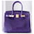Hermès Birkin 30 Handtasche aus violettem Krokodilleder Lila - Ansicht 3