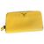 Cartera Prada Saffiano de cuero amarilla Amarillo