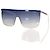 Gafas de sol Gucci GG 3554/S Blue Shield Blanco Azul - vista 2