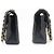 CHANEL Classic Double Flap 10" Borsa a tracolla con catena in pelle d'agnello nera Nero - vista 5