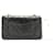 Borsa a tracolla con catena CHANEL Classic Double Flap 10" in pelle di agnello nera Nero - vista 3