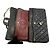 CHANEL Classic Double Flap 10" Borsa a tracolla con catena in pelle d'agnello nera Nero - vista 11