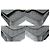 Bolsa de Ombro CHANEL Classic Double Flap 10" em pele de cordeiro preta Preto - vista 6