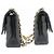 Borsa a tracolla con catena CHANEL Classic Double Flap 10" in pelle di agnello nera Nero - vista 5