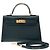 Hermès Borsa HERMES Kelly Mini in Pelle Verde - 103842 - vista 3