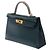 Hermès Borsa HERMES Kelly Mini in Pelle Verde - 103842 - vista 5
