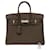 Hermès Borsa HERMES Birkin 25 in Pelle Verde - 103874 - vista 3