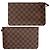 Borsa LOUIS VUITTON Neverfull in Tela Marrone - 103852 - vista 18