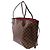 Borsa LOUIS VUITTON Neverfull in Tela Marrone - 103852 - vista 6