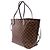 Borsa LOUIS VUITTON Neverfull in Tela Marrone - 103852 - vista 7