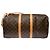 Borsa LOUIS VUITTON Keepall in Tela Marrone - 103853 - vista 10