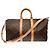 Borsa LOUIS VUITTON Keepall in Tela Marrone - 103853 - vista 2