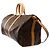 Borsa LOUIS VUITTON Keepall in Tela Marrone - 103853 - vista 5