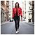 Dsquared2 Misty Mountains Rote Daunen-Bomberjacke - Ansicht 14