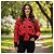 Dsquared2 Misty Mountains Rote Daunen-Bomberjacke - Ansicht 2