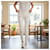 Balmain Jeans Moto Biker Off-White Blanco - vista 2