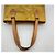 Louis Vuitton Houston Borsa in Vernice Gialla Giallo - vista 13