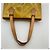 Louis Vuitton Houston Borsa in Vernice Gialla Giallo - vista 4